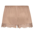Scallop Lace silk pyjama shorts, Pink