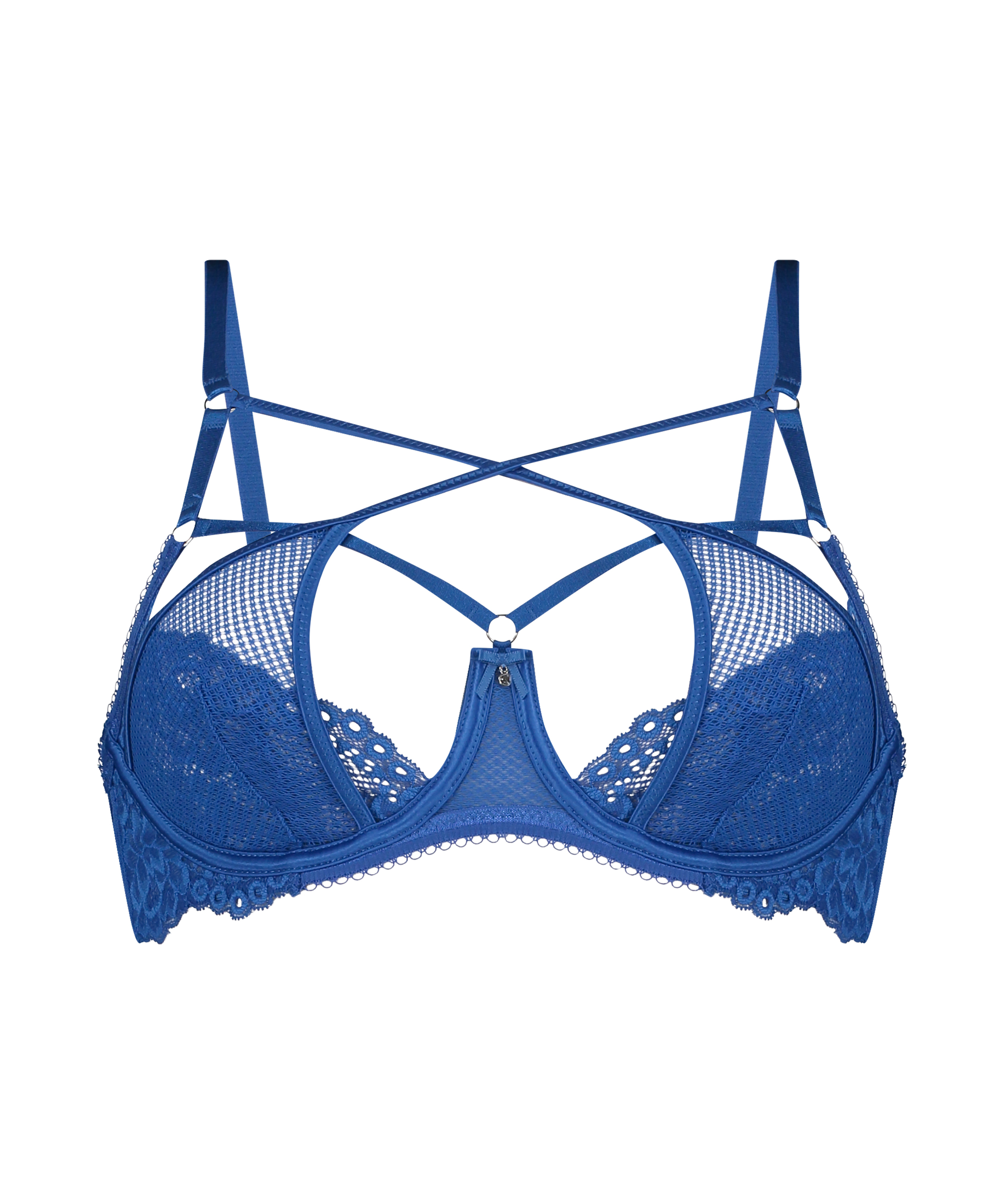 Anna Non-Padded Underwired Bra, Blue, main