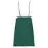 Satin Holly slip dress, Green