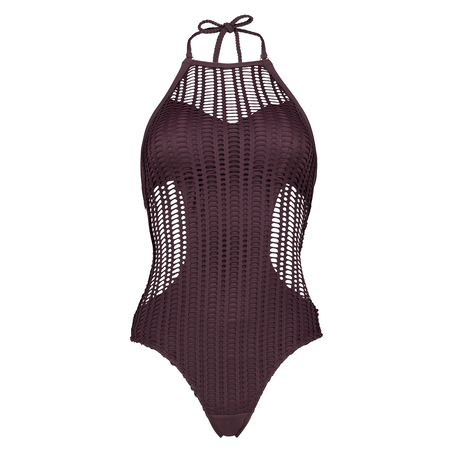 Borneo Mesh Swimsuit, Purple