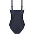 Shaping Scallop Swimsuit, Blue