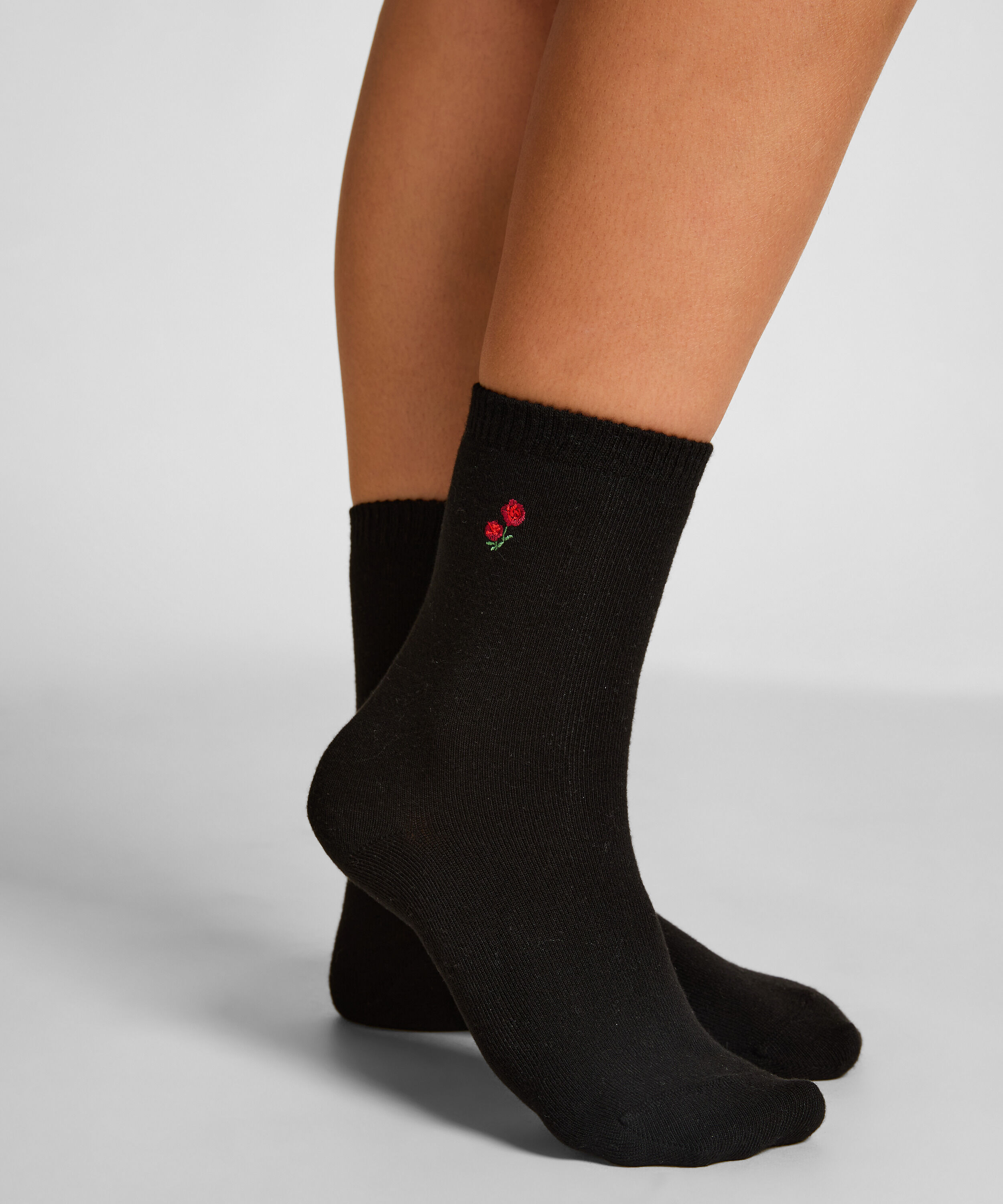 Modal Crew Socks, Black Modal Crew Socks, Black