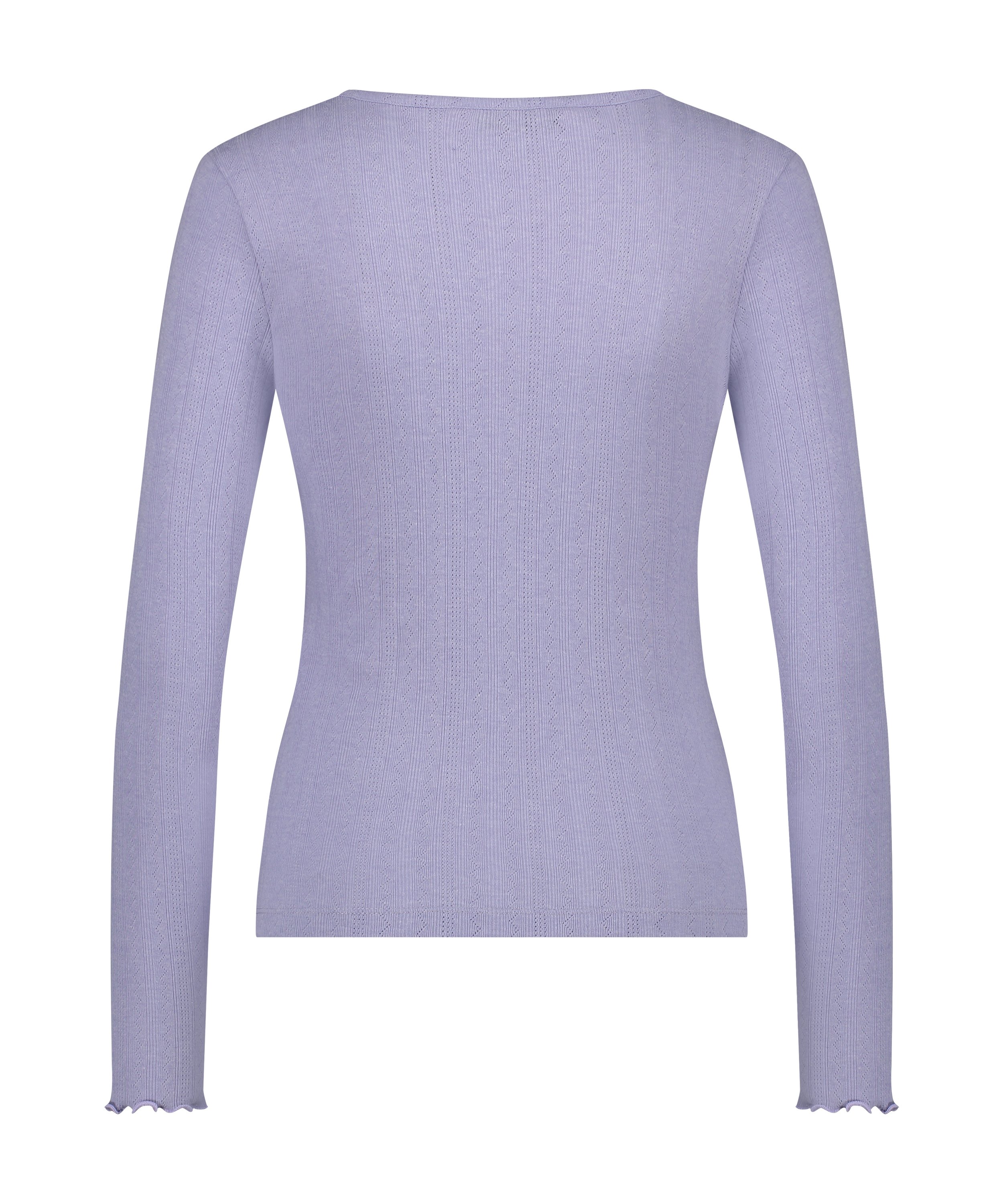 Henley Pyjama Top, Purple, main