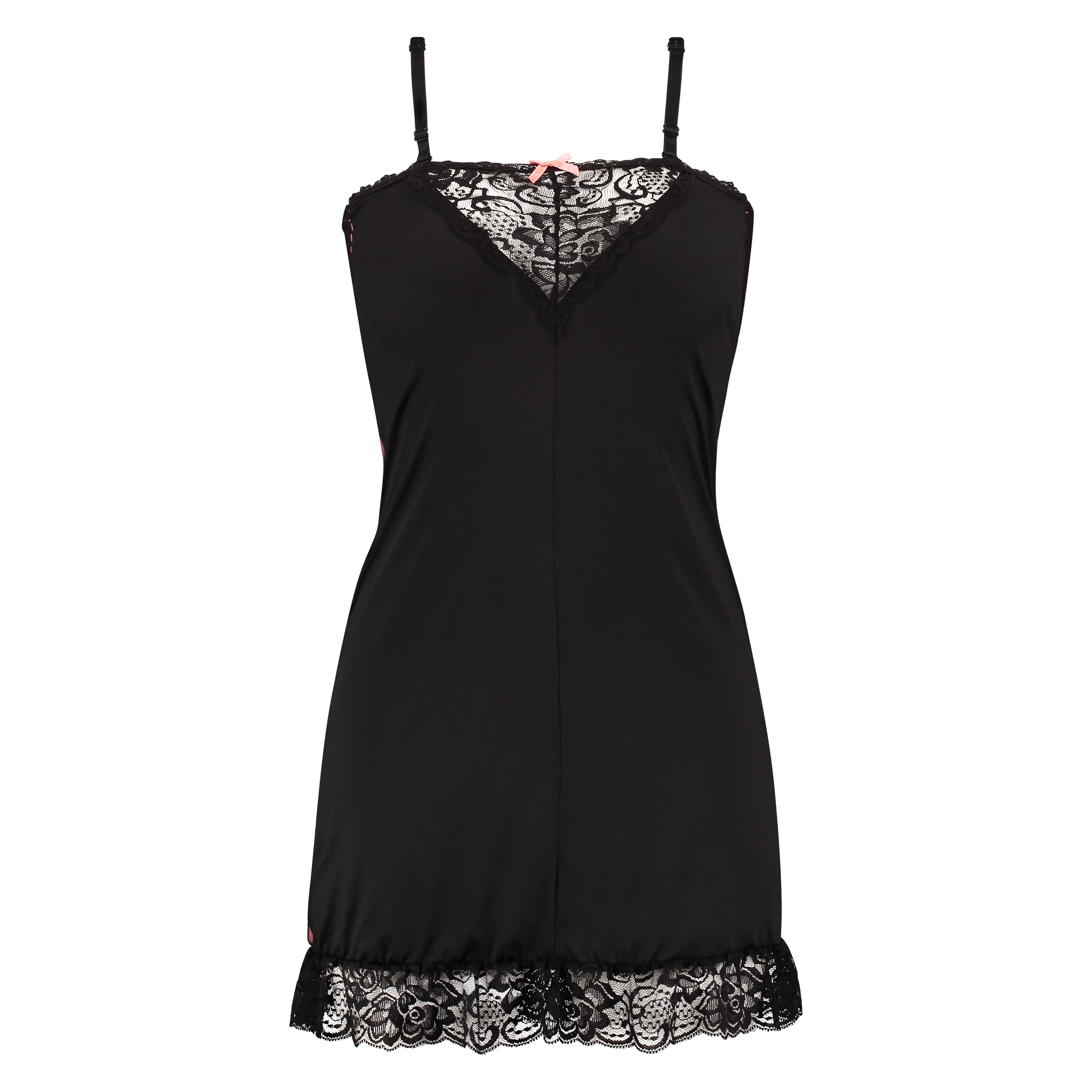 Slip strapless, Black, main