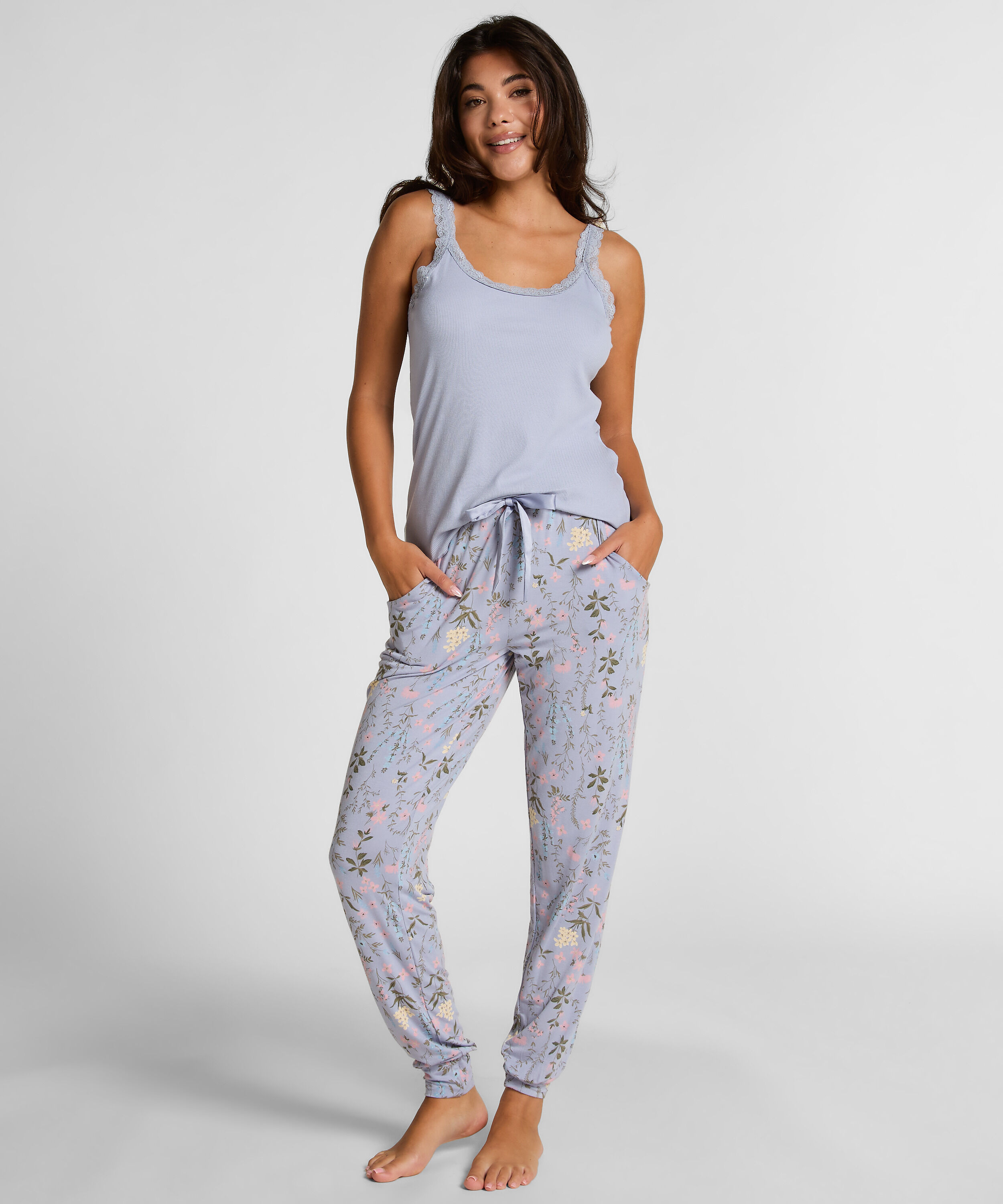 Petite Pyjama Bottoms, Purple Petite Pyjama Bottoms, Purple