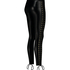 Lace-up leggings, Black