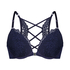 Cardi Padded Push-up Underwired Bra, Blue