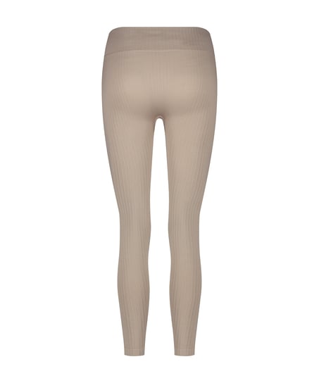 HKMX High waisted seamless sport legging, Beige