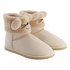 Suede slippers, Beige