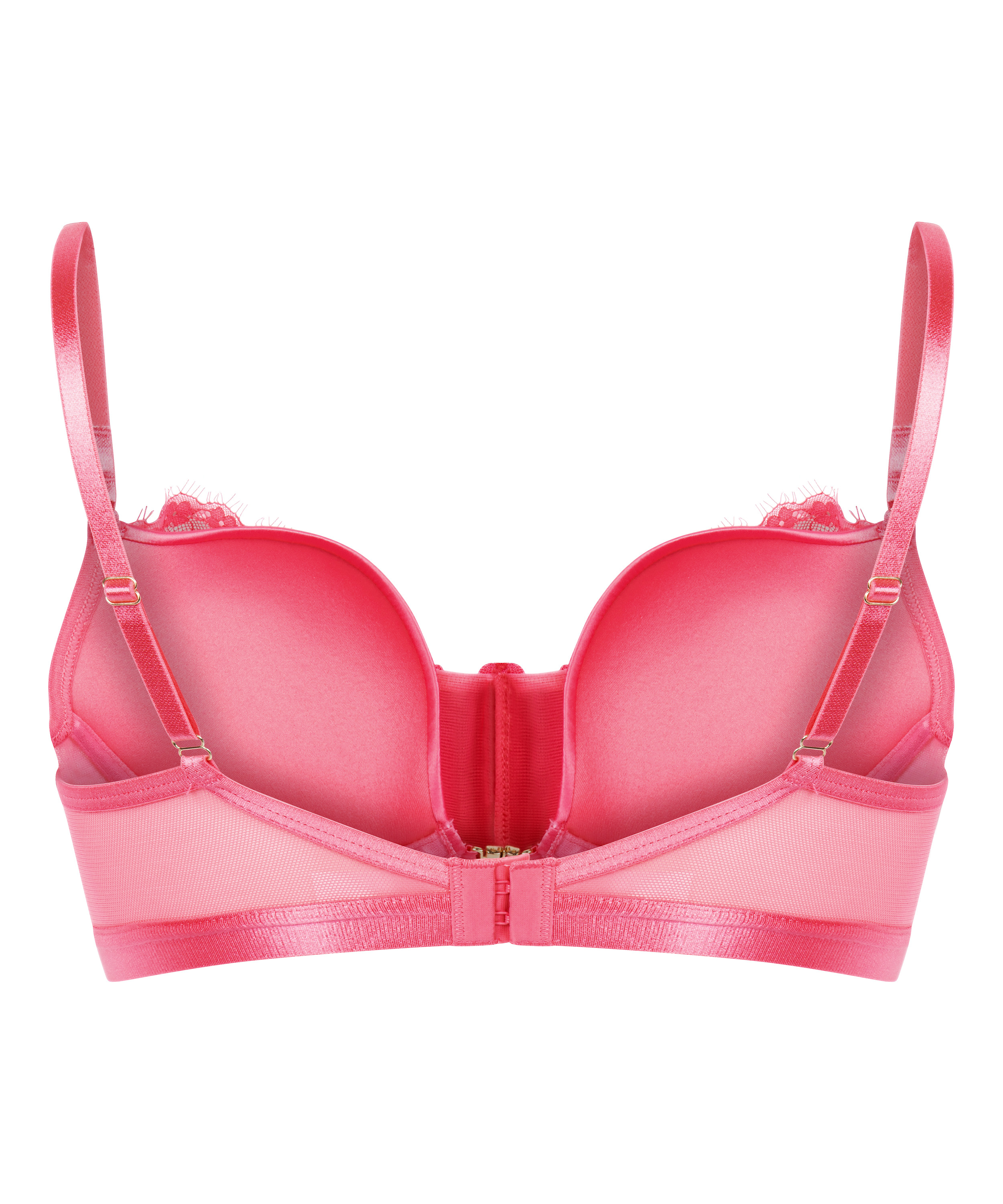 Sable Padded Underwired Push-up Bra, Pink, main