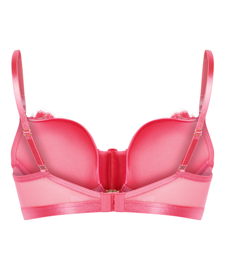 Sable Padded Underwired Push-up Bra, Pink