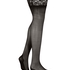 Lace Backseam 15 denier Stockings, Black