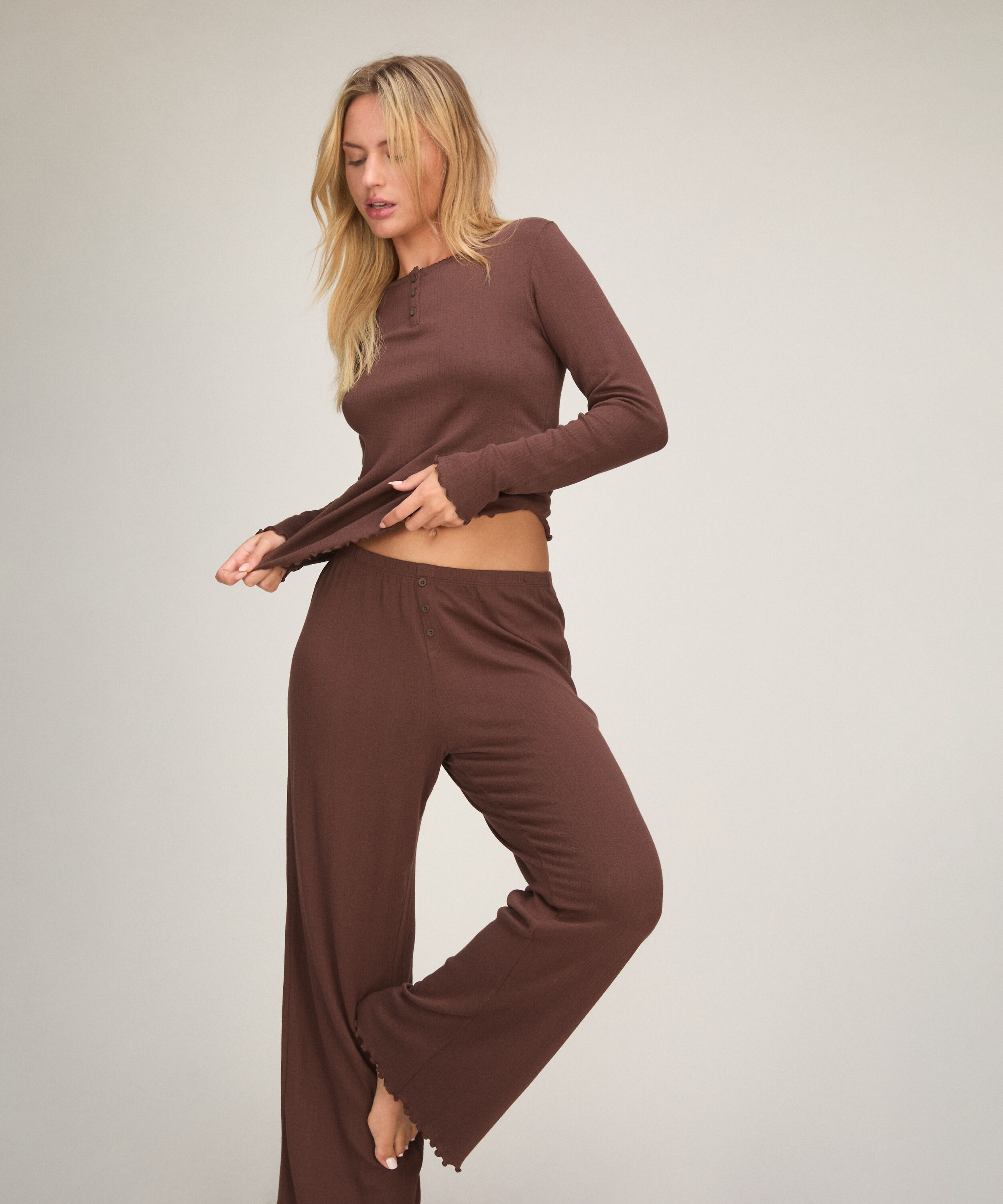 Pant Loose Pointelle