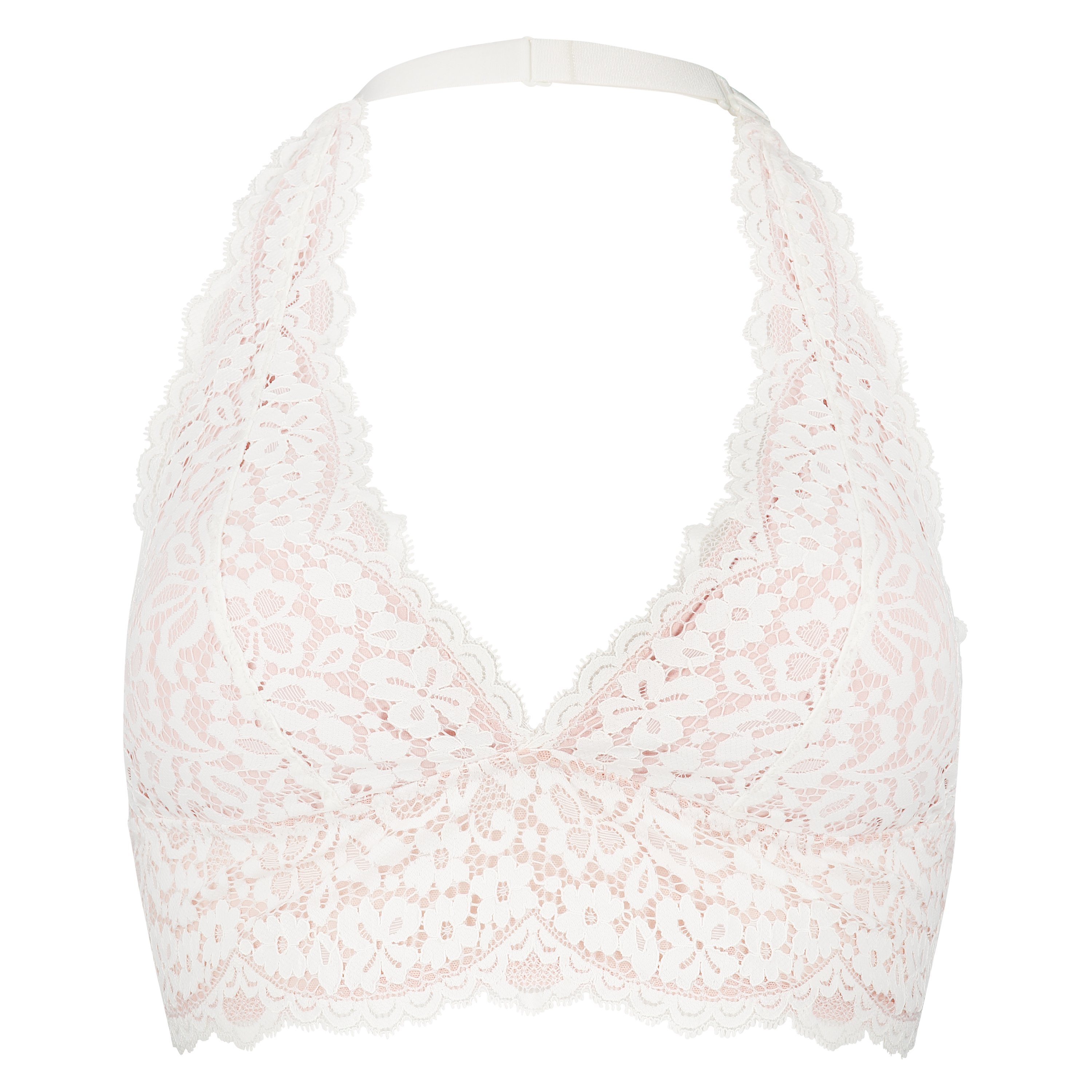 Marina padded bralette, White, main