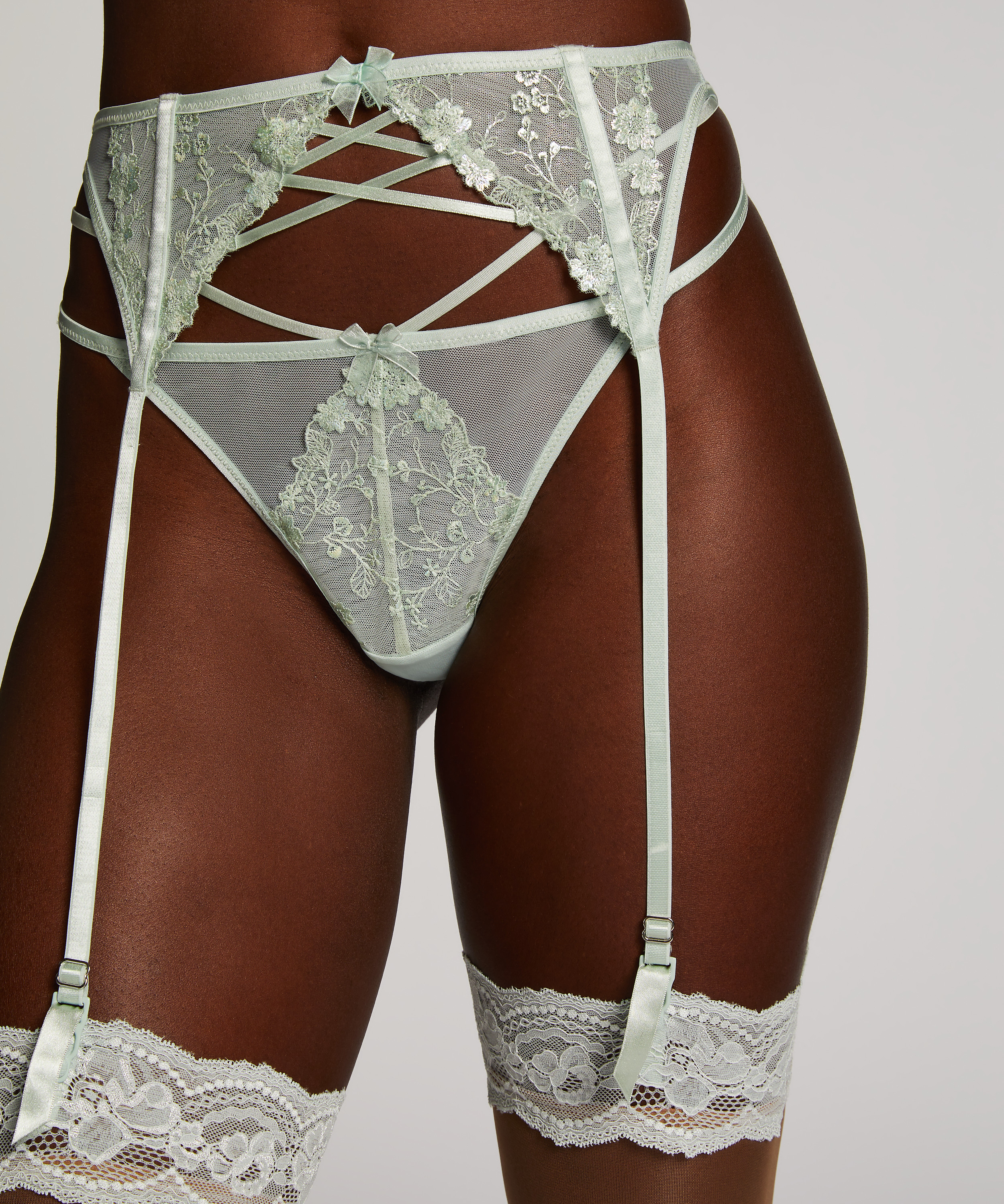 Lillia Suspenders, Green, main