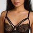 Kristina Non-Padded Underwired Longline Bra, Black