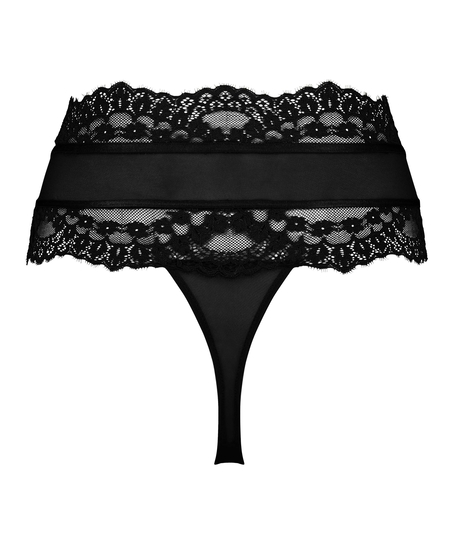 High thong Marie, Black