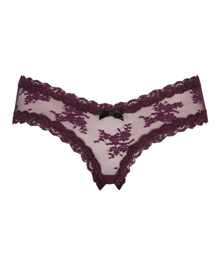 V-shape Mesh Brazilian, Purple