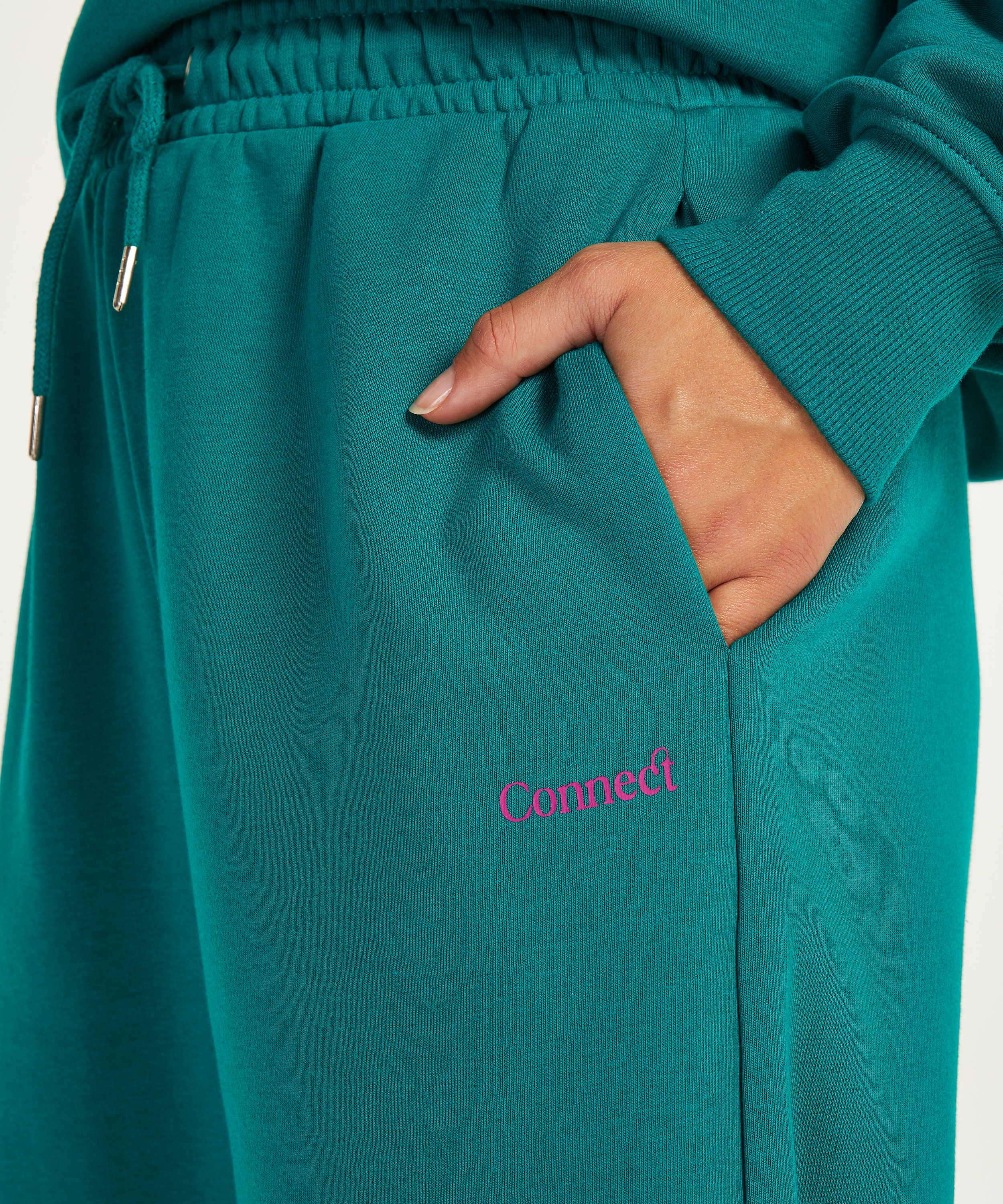 Sweat jogging bottoms, Green, main