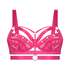 Sadie Non-Padded Underwired Longline Bra, Pink