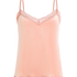 Velours Lace Cami Top, Pink