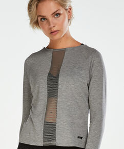 HKMX long-sleeved top, Grey
