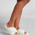 Soft Waffle Slippers, White