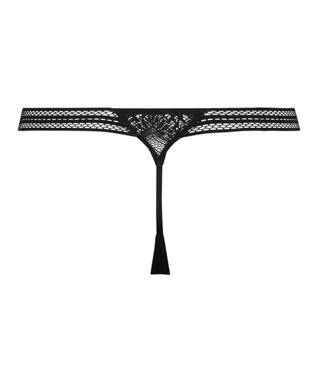 Cassie mini thong, Black