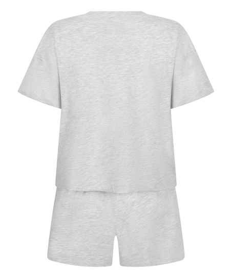 Pyjamaset Cotton, Grey
