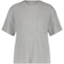 Rib Short Sleeve Top, Grey
