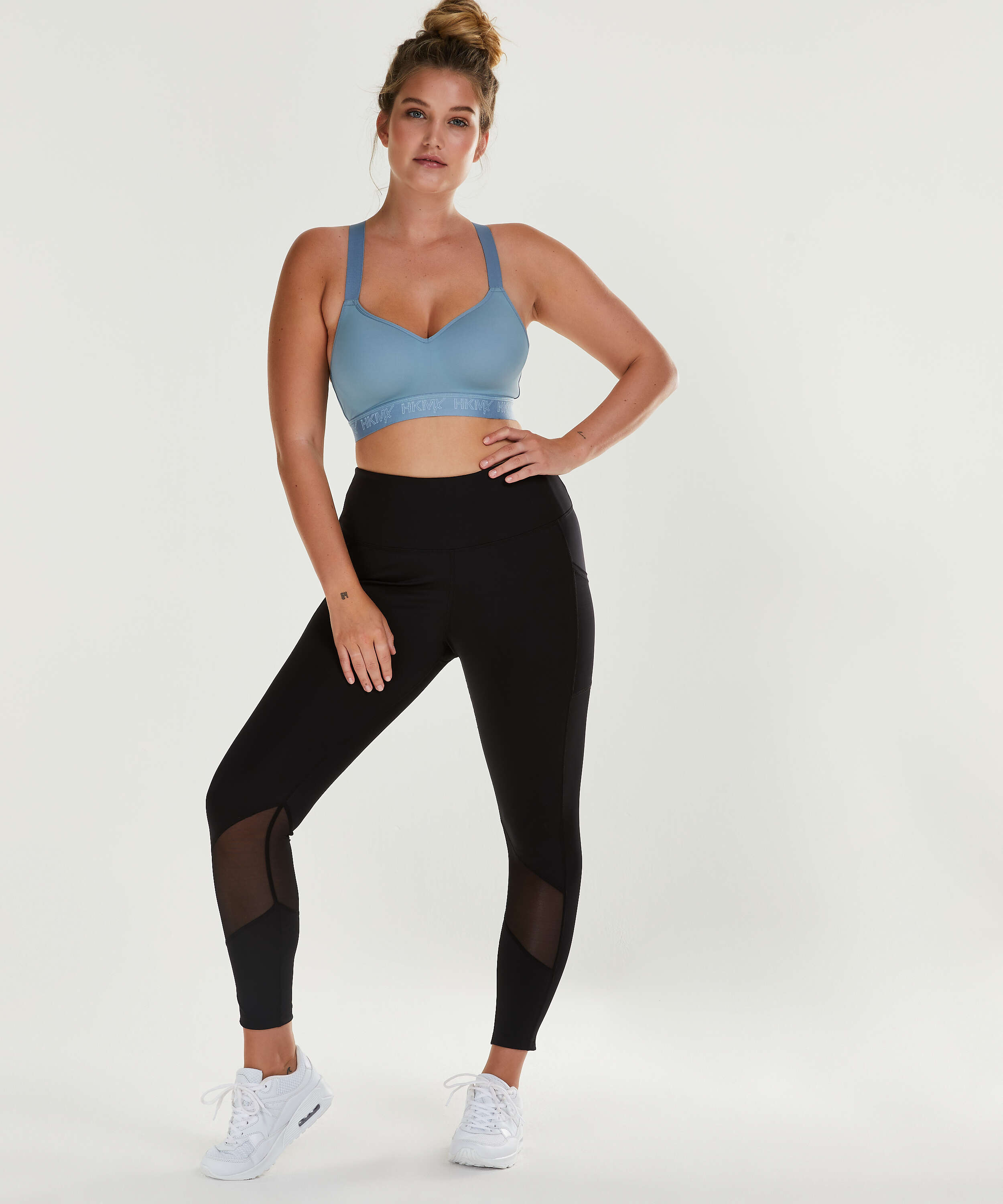 HKMX Sports bra The All Star Level 2, Blue, main