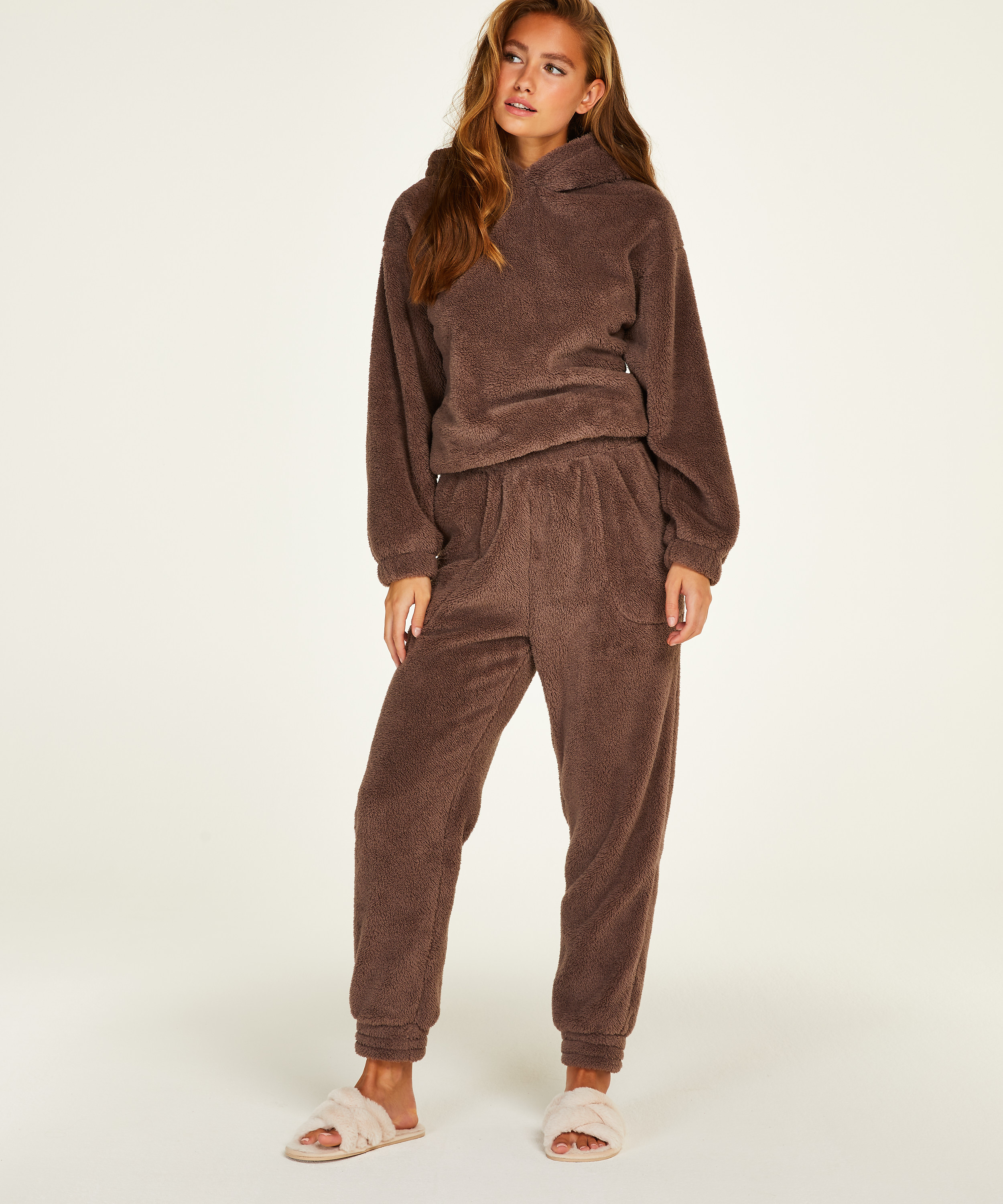 Snuggle Hoodie Fleece, Grey, main