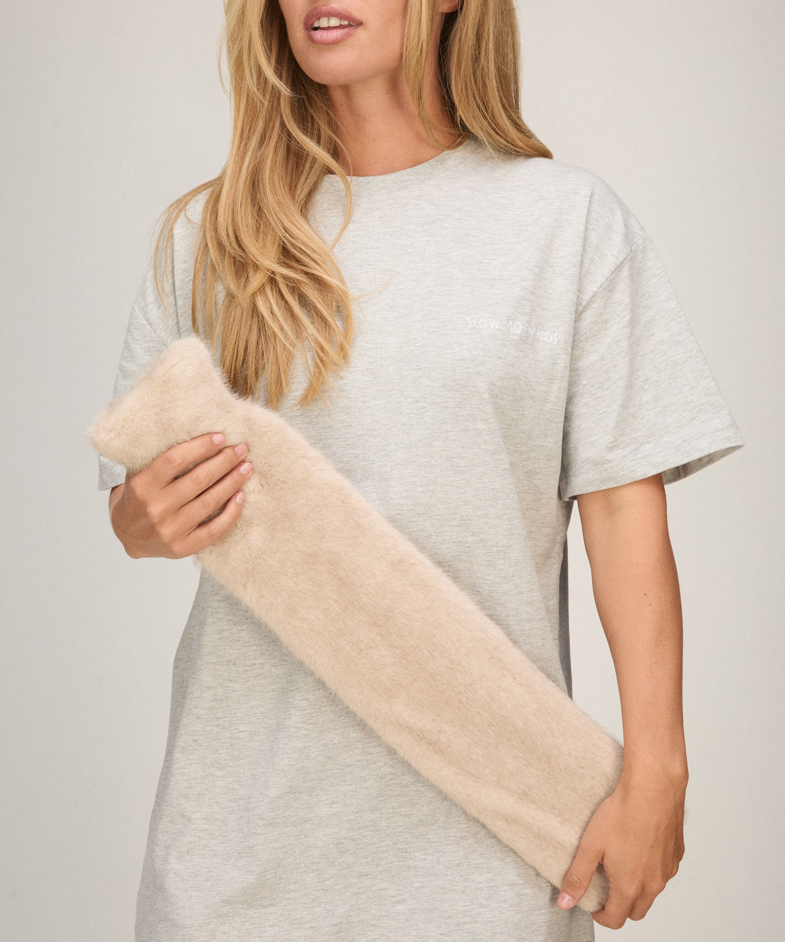 Long Hot water Bottle, Orange