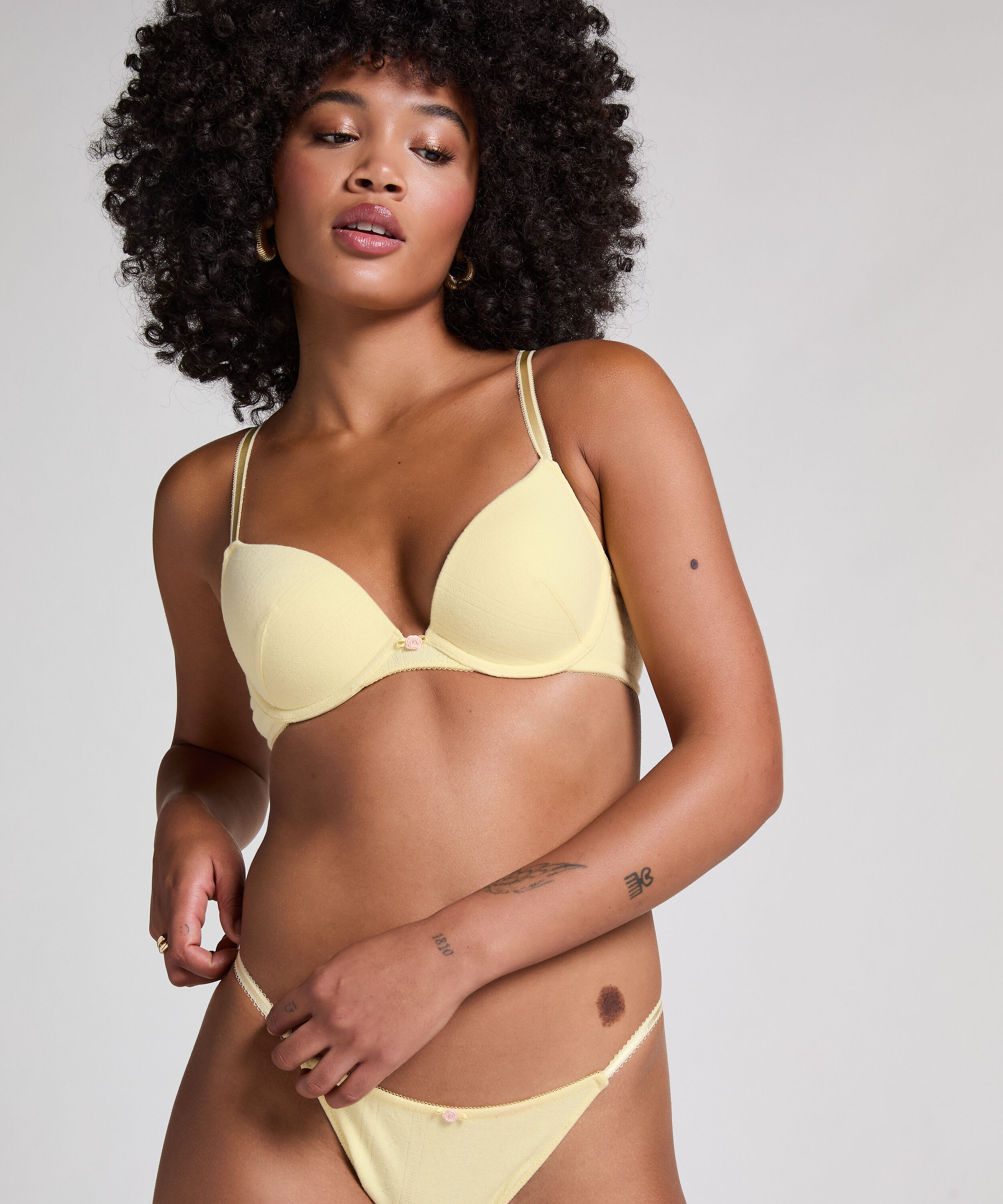 Pointelle Padded Underwired Bra