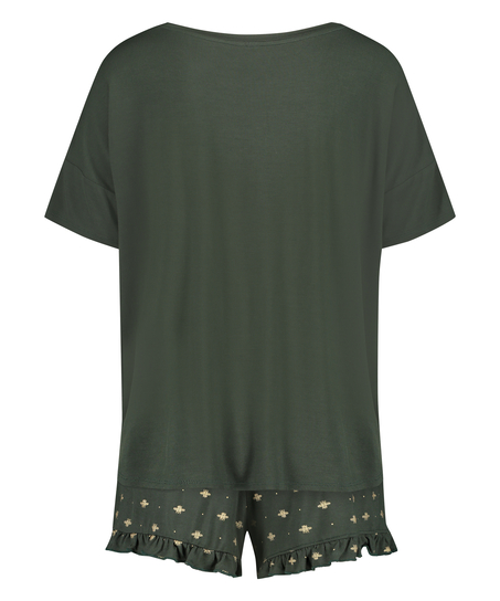 Short Pyjama Set, Green