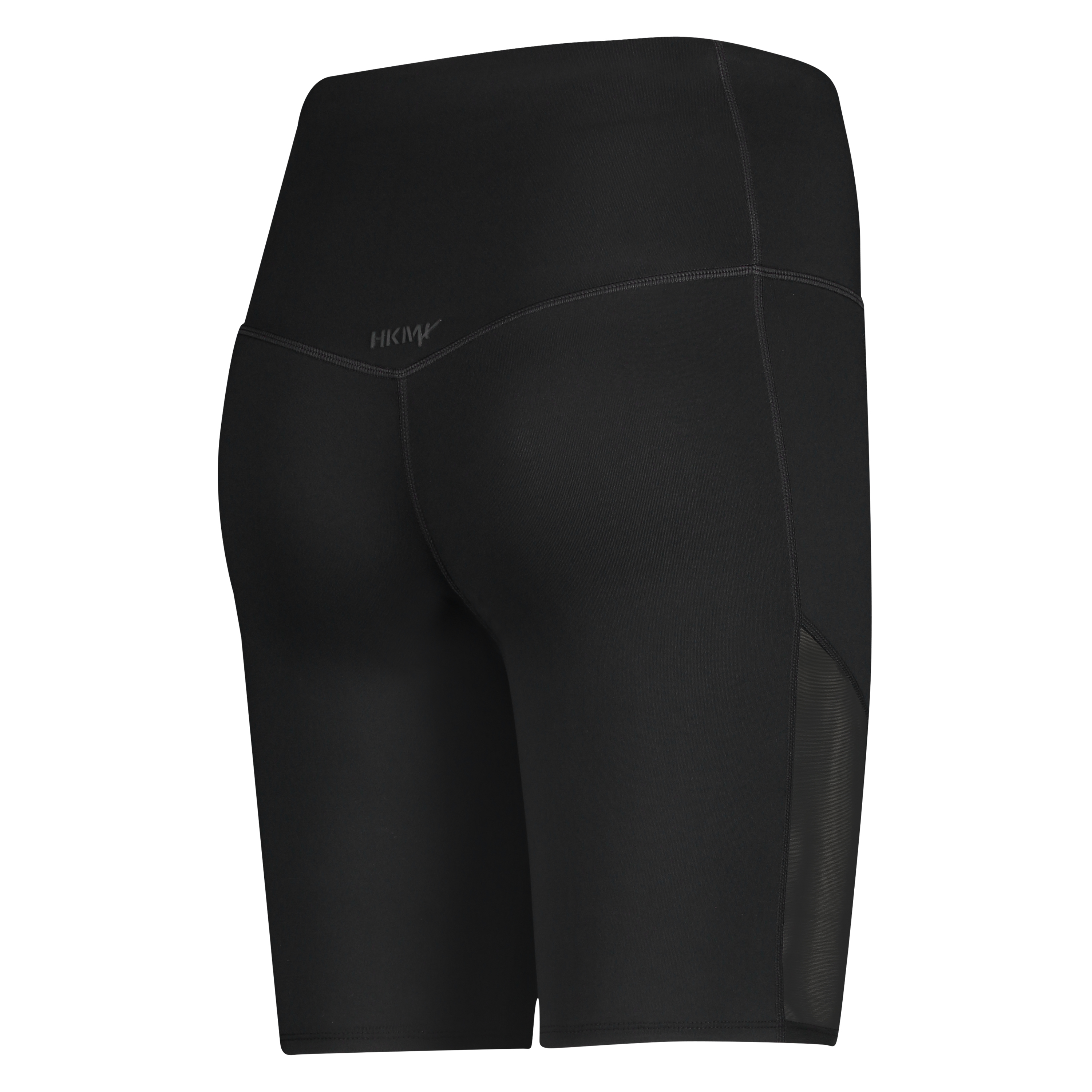 HKMX high waisted bike shorts, Black, main