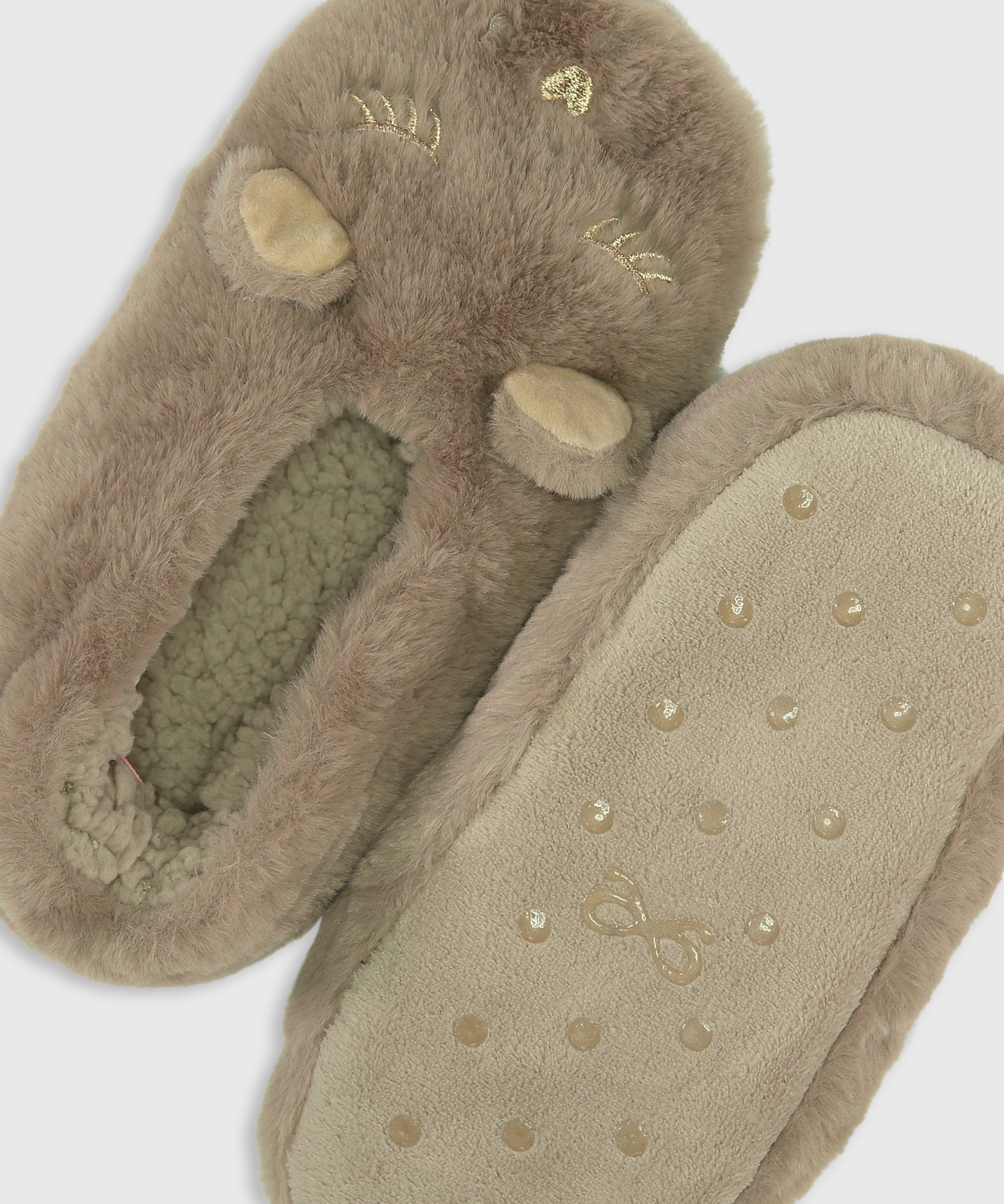 Ballerina slippers, Brown, main
