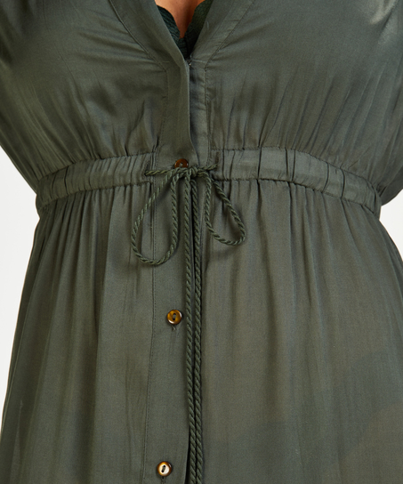 Flowing beach dress, Green