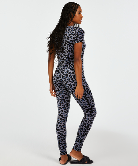 Velvet leggings, Grey