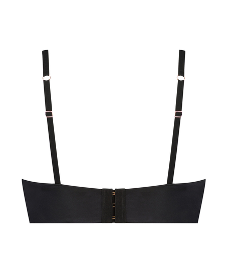 Jacqueline Padded Underwired Longline Bra, Black