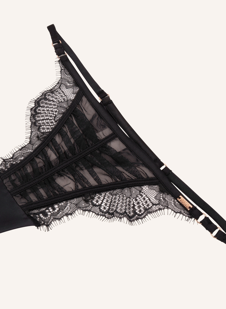 Cynthia Highleg Tanga, Black