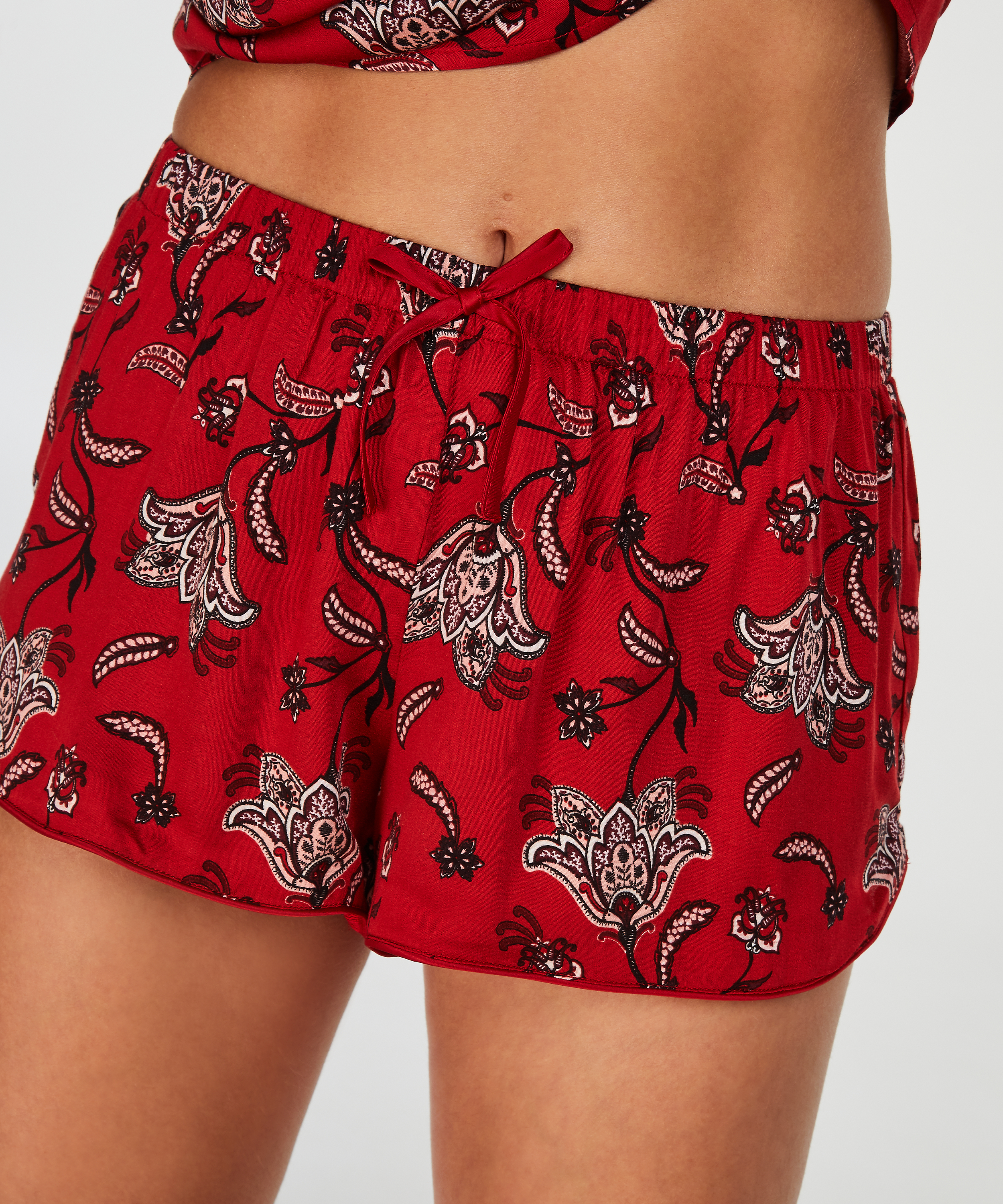 Woven Shorts, Red, main