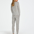 Long jersey pyjama set Gift Set, Grey