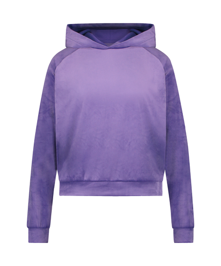 Velours top, Purple