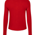 Cardigan Ribbed Jersey, Red