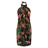 Pareo floral fantasy, Black