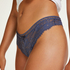 Gianni extra low rise thong, Blue