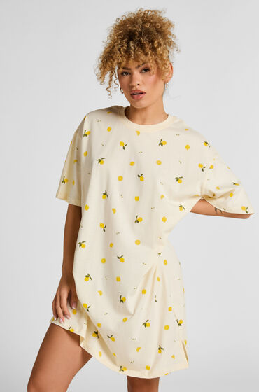 Hunkemöller Round Neck Nightshirt White