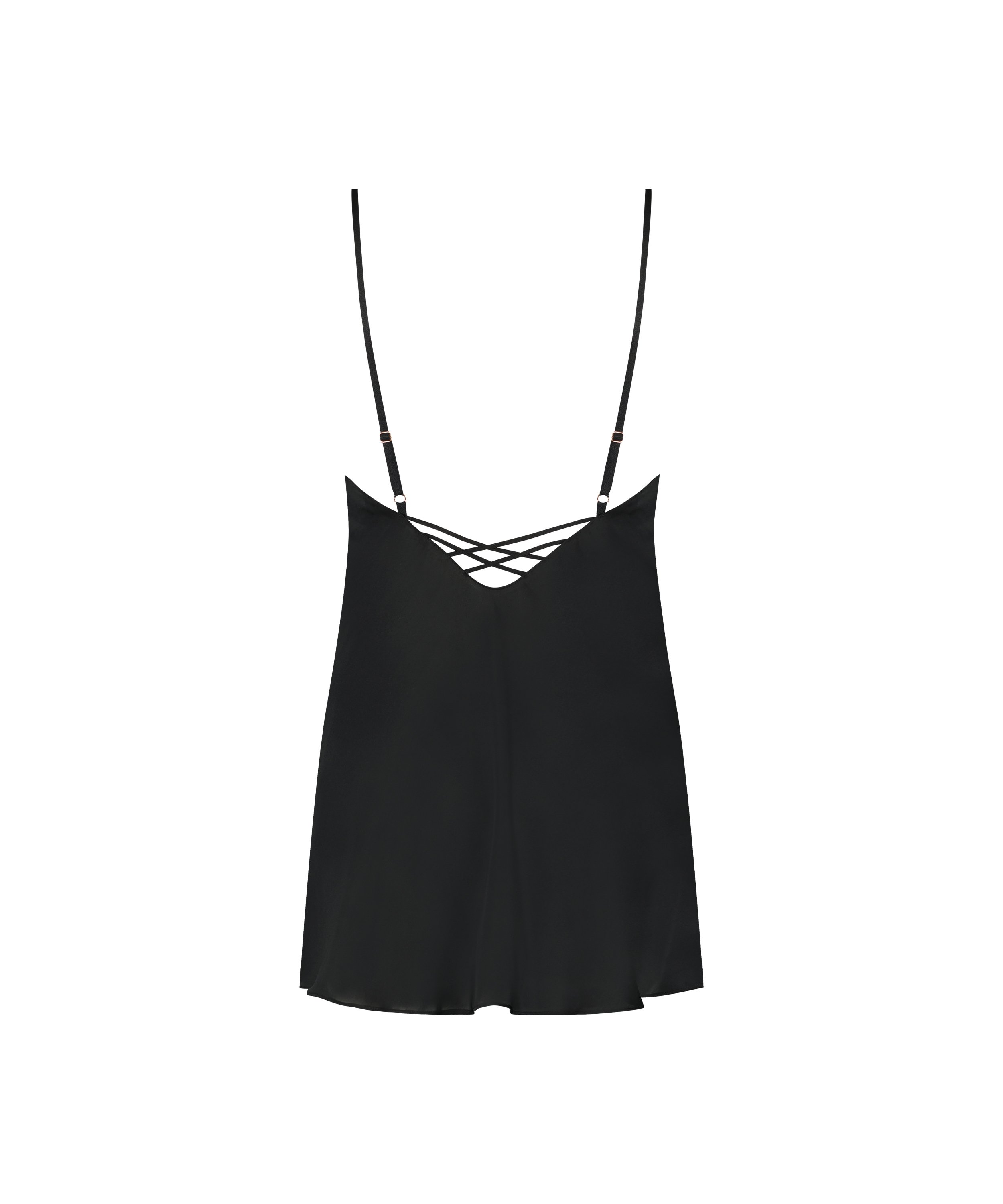 Kaely Slip Dress, Black, main