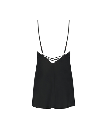 Kaely Slip Dress, Black